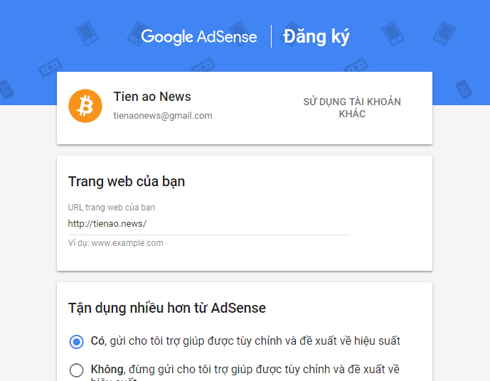 dang ky adsense 2 Google Adsense là gì? Hướng dẫn cách đăng ký tài khoản Google Adsense 2023